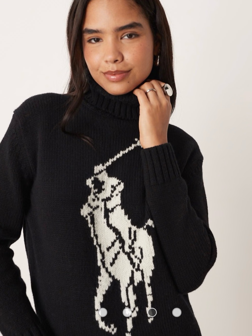 Polo Ralph Lauren Big Pony Wool Turtleneck Sweater - Picture 5 of 11